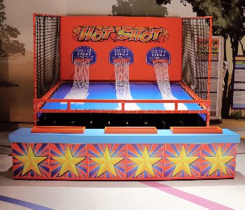 Hot shot basketball